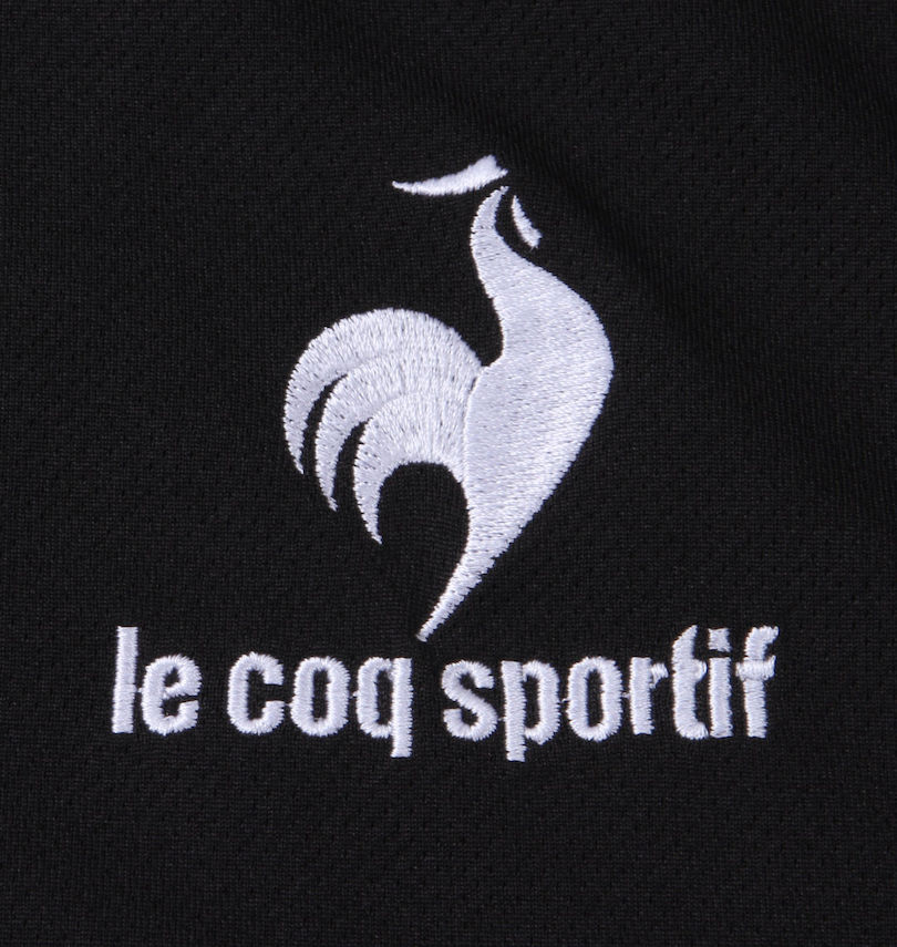 大きいサイズ メンズ LE COQ SPORTIF (ルコックスポルティフ) エコペットハーフジップ半袖シャツ 刺繍