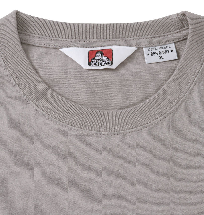 大きいサイズ メンズ BEN DAVIS (ベン デイビス) 布帛ポケット半袖Tシャツ
                        