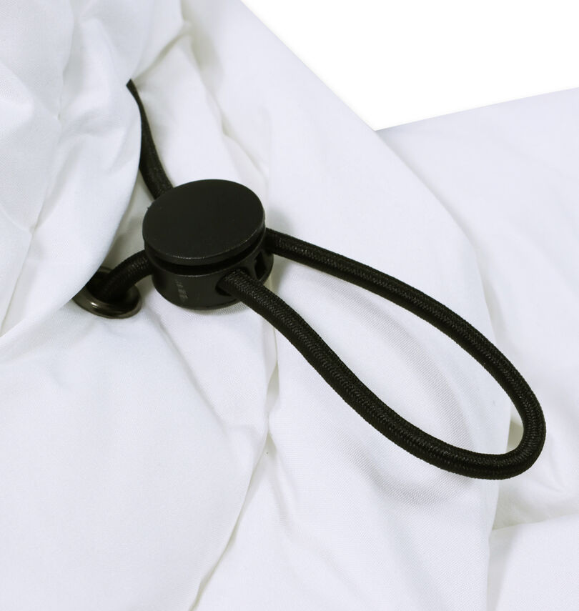 大きいサイズ メンズ EVERLAST (エバーラスト) 脇切替防風フードベスト
                        フードドローコード