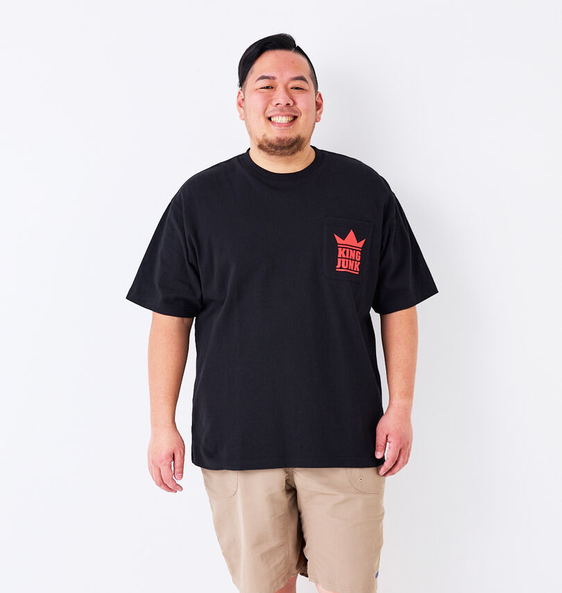 大きいサイズ メンズ SHELTY (シェルティ) 天竺プリントポケット付半袖Tシャツ
                        