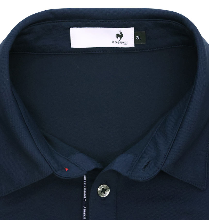 大きいサイズ メンズ LE COQ SPORTIF GOLF (ルコックスポルティフ　ゴルフ) ストレッチフォーサーベーシックデザイン半袖シャツ 
