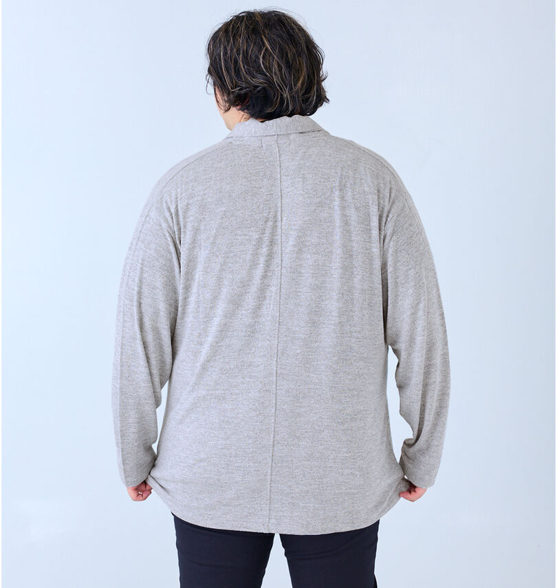 大きいサイズ メンズ launching pad (ランチングパッド) ショールジャケット+半袖Tシャツ