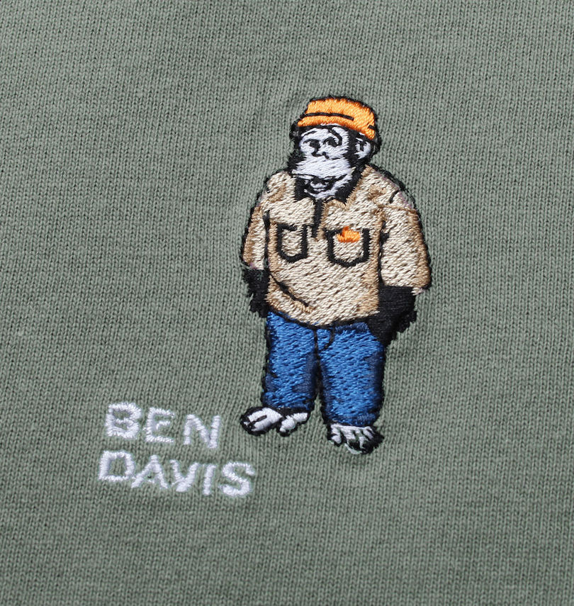大きいサイズ メンズ BEN DAVIS (ベン デイビス) 半袖Tシャツ
胸刺繍
