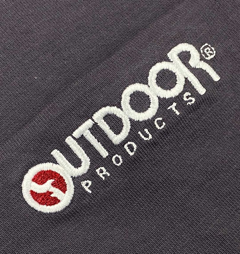 大きいサイズ メンズ OUTDOOR PRODUCTS (アウトドア プロダクツ) 天竺ポケット付長袖Tシャツ 刺繍