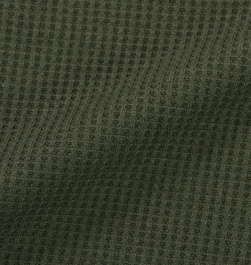 大きいサイズ メンズ Mc.S.P (エムシーエスピー) ワッフルヘンリーネック半袖Tシャツ
                        生地拡大