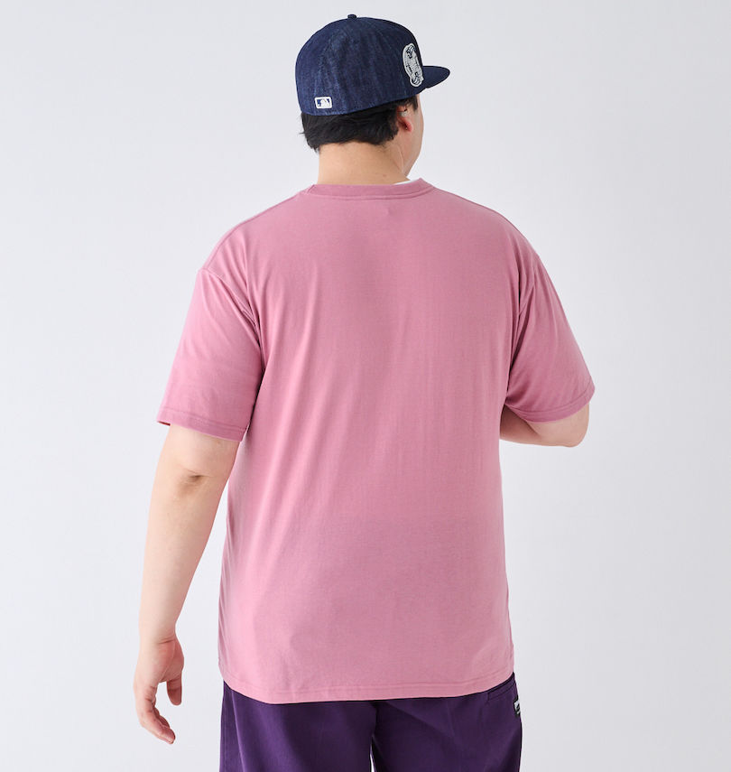 大きいサイズ メンズ SMILEY FACE (スマイリーフェイス) T/C天竺サガラ刺繍半袖Tシャツ