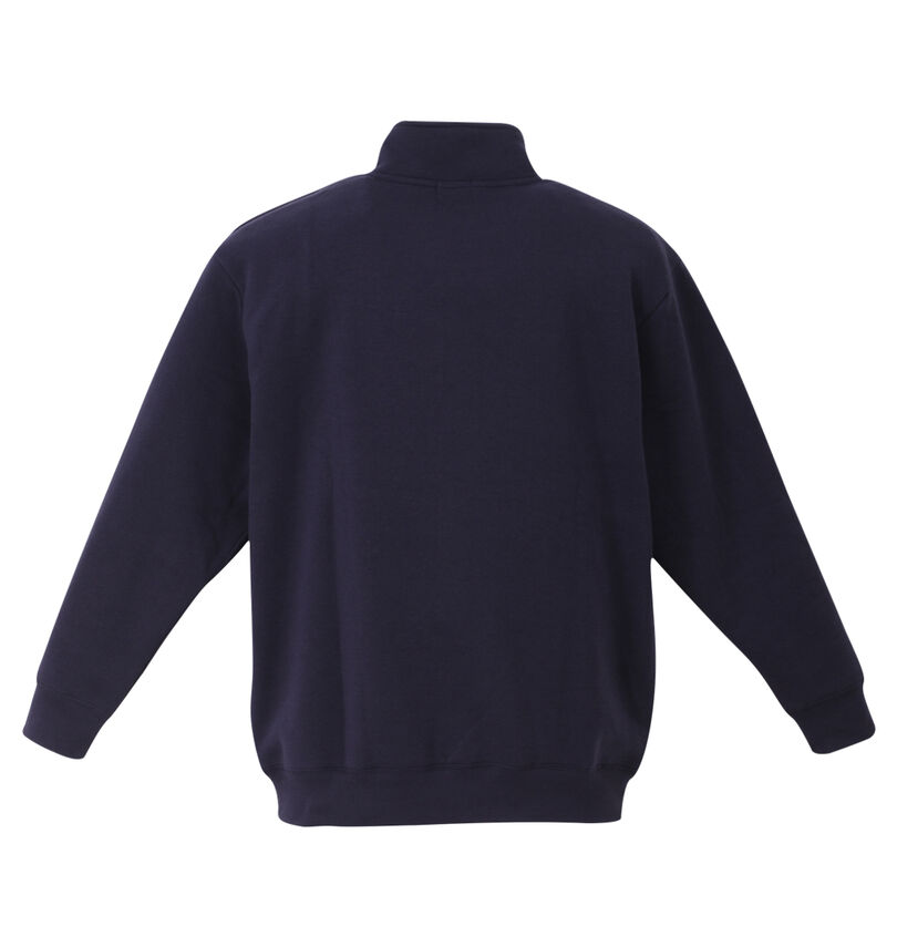 大きいサイズ メンズ OUTDOOR PRODUCTS (アウトドア プロダクツ) 裏起毛ハーフジップトレーナー
                        バックスタイル