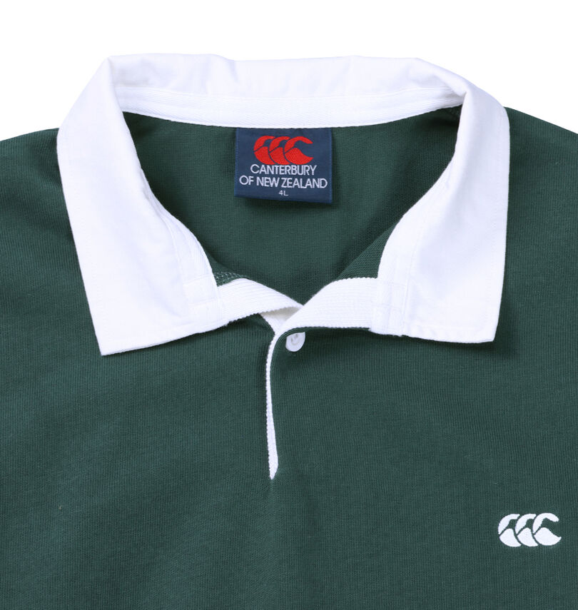 大きいサイズ メンズ canterbury (カンタベリー) NZ TIPE長袖ラグビージャージ
                        