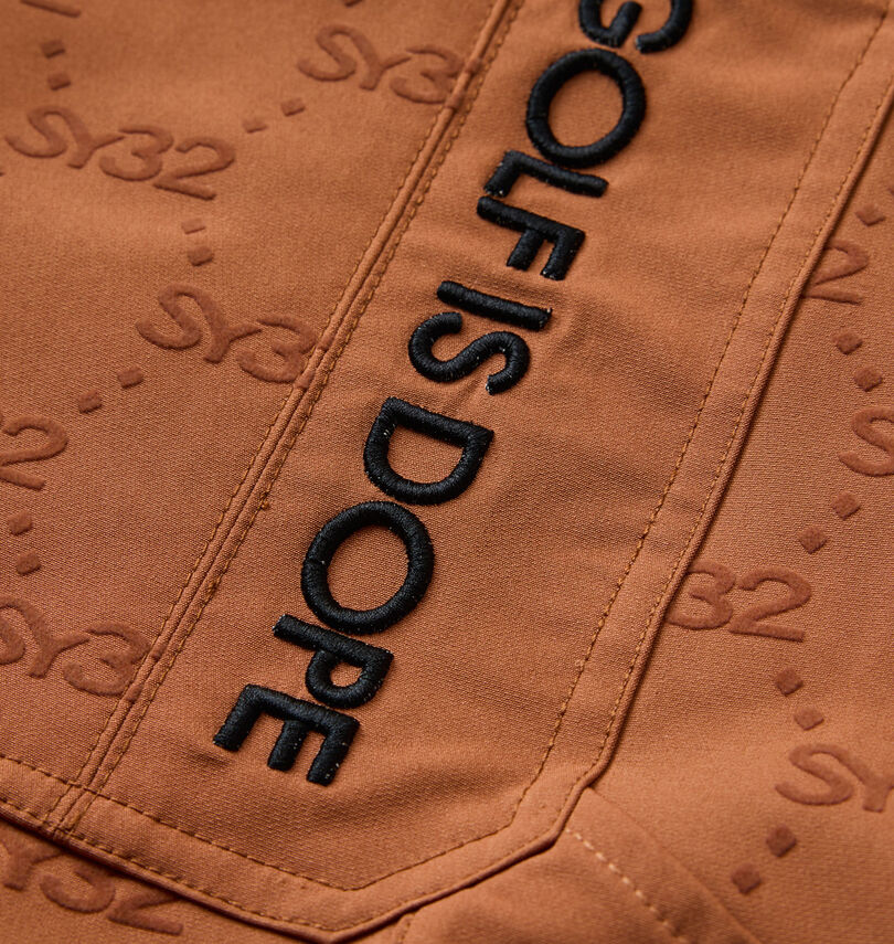 大きいサイズ メンズ SY32 by SWEET YEARS (エスワイサーティトゥバイスィートイヤーズゴルフ) フロッキーストレッチロングパンツ
                        刺繍