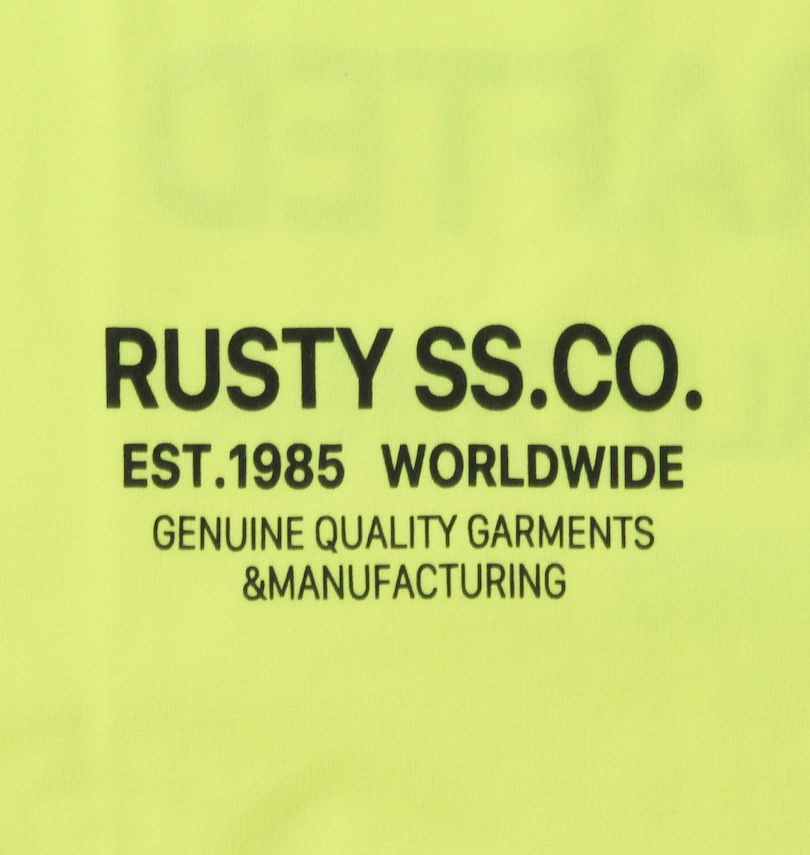 大きいサイズ メンズ RUSTY (ラスティ) PEARTEX半袖Tシャツ 胸プリント