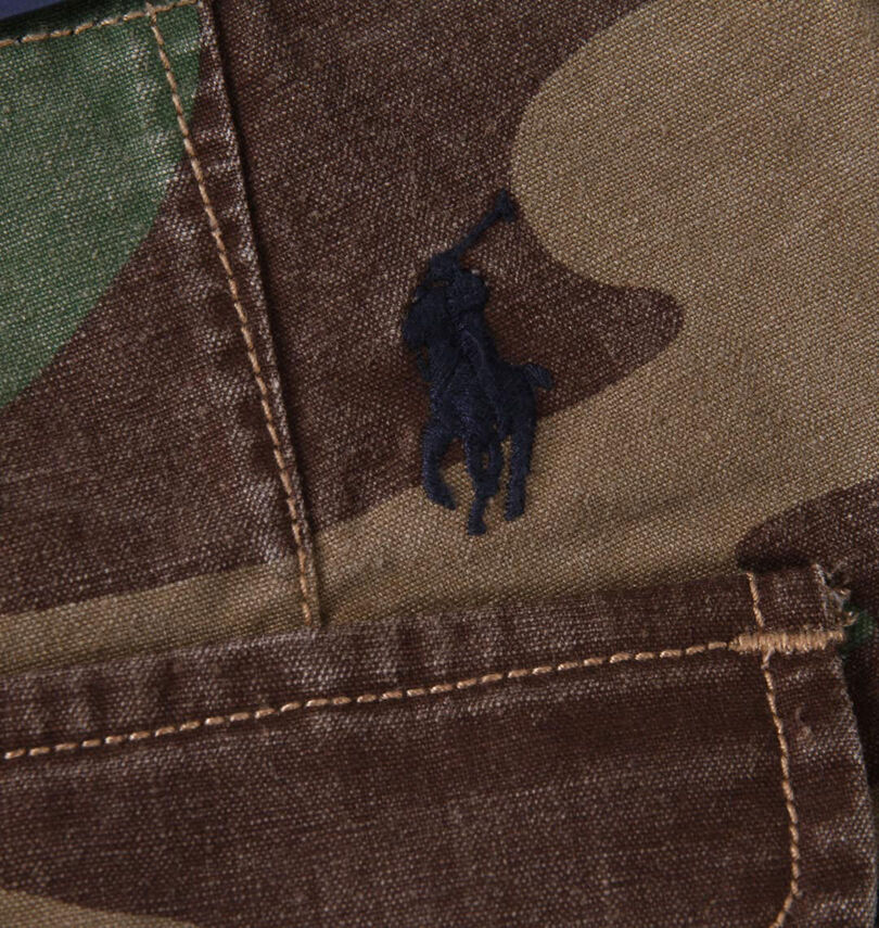 大きいサイズ メンズ RALPH LAUREN (ラルフローレン) ハーフパンツ
右バックの刺繍