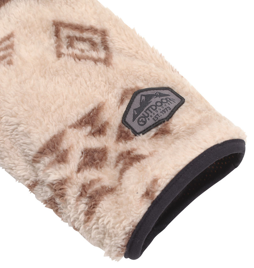 大きいサイズ メンズ OUTDOOR PRODUCTS (アウトドア プロダクツ) ボアフリースジャケット
                        左袖口