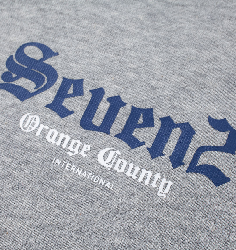 大きいサイズ メンズ SEVEN2 (セブンツー) 裏毛フルジップパーカー
胸プリント