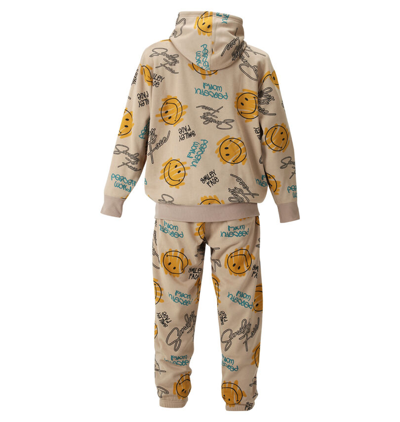 大きいサイズ メンズ SMILEY FACE (スマイリーフェイス) プルパーカーセット
                        バックスタイル