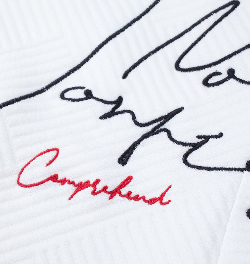 大きいサイズ メンズ in the attic (インジアティック) 刺繍ロゴジャガード半袖Tシャツ
                        刺繍拡大