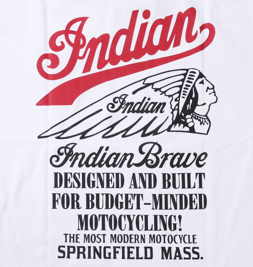 大きいサイズ メンズ INDIAN MOTOCYCLE (インディアンモトサイクル) 半袖Tシャツ
                        バックプリント