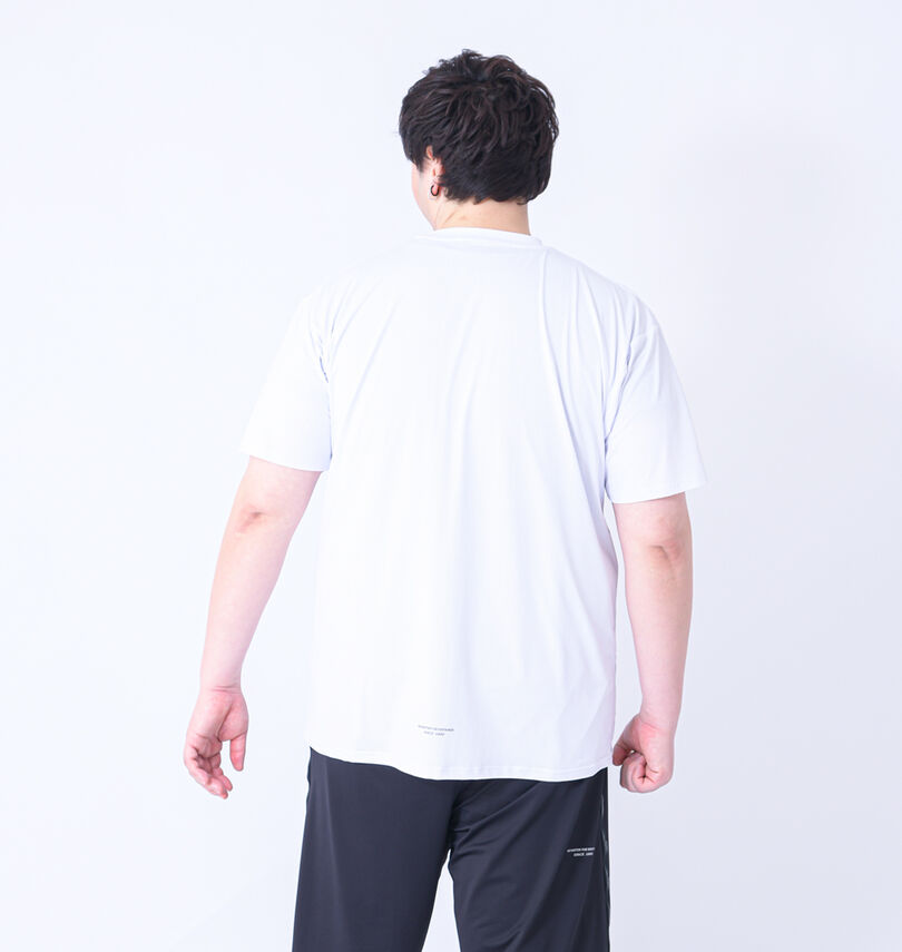 大きいサイズ メンズ Reebok (リーボック) 穴開きメッシュ半袖Tシャツ