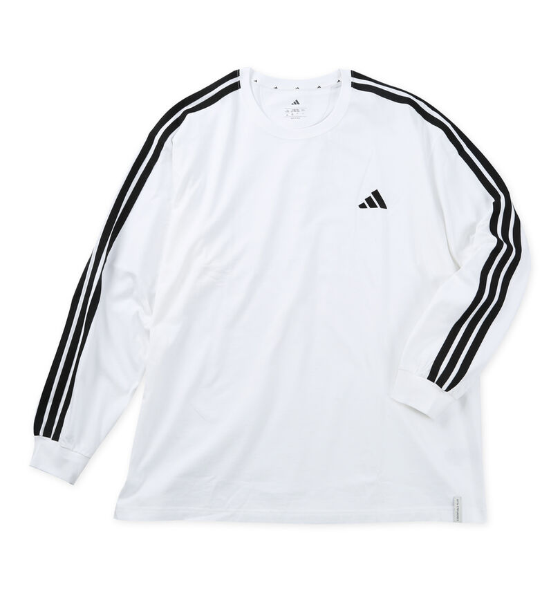 大きいサイズ メンズ adidas (アディダス) ESS+3S長袖Tシャツ 
