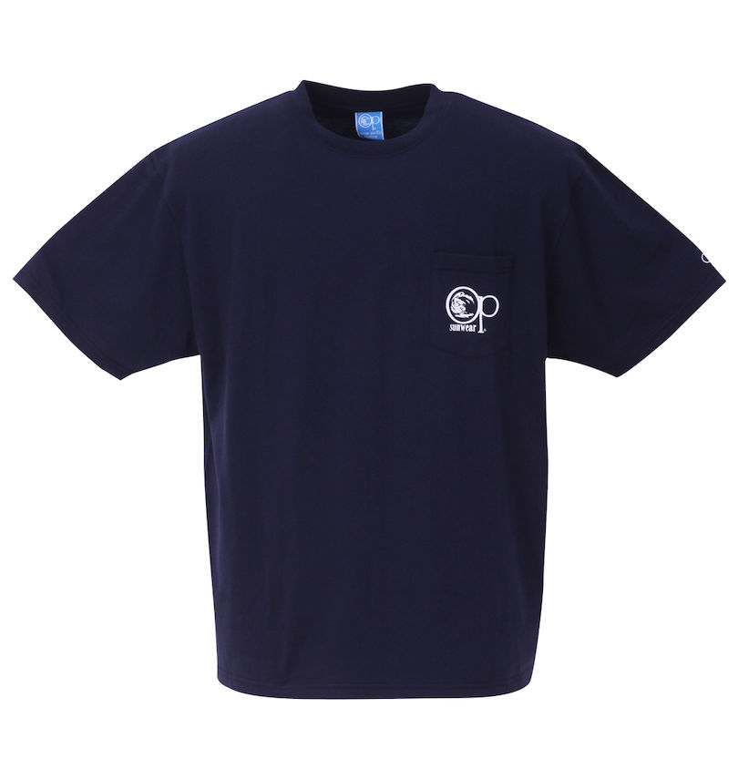 大きいサイズ メンズ OCEAN PACIFIC (オーシャンパシフィック) 天竺ポケット付半袖Tシャツ フロントスタイル