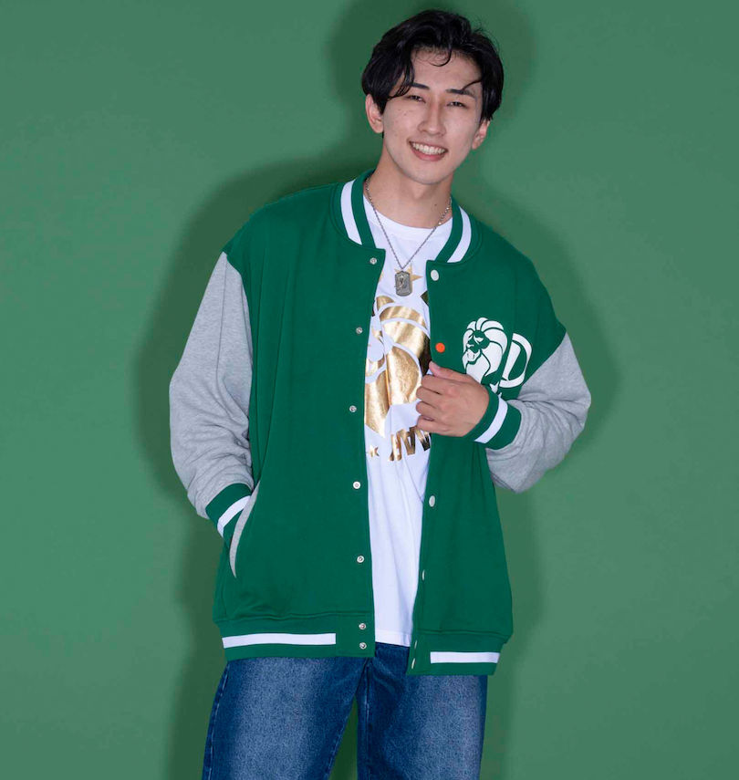 大きいサイズ メンズ NESTA BRAND (ネスタブランド) 裏毛スウェットスタジャン
                        