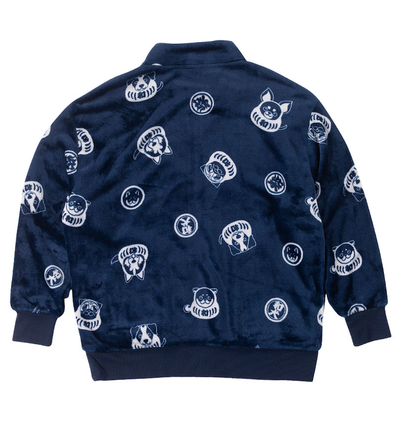 大きいサイズ メンズ 黒柴印和んこ堂 (クロシバジルシワンコドウ) ボアフリースセット