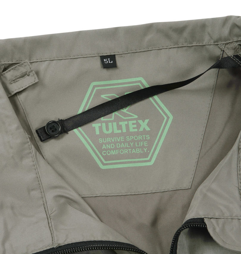 大きいサイズ メンズ TULTEX (タルテックス) 空調服ベスト 調整紐