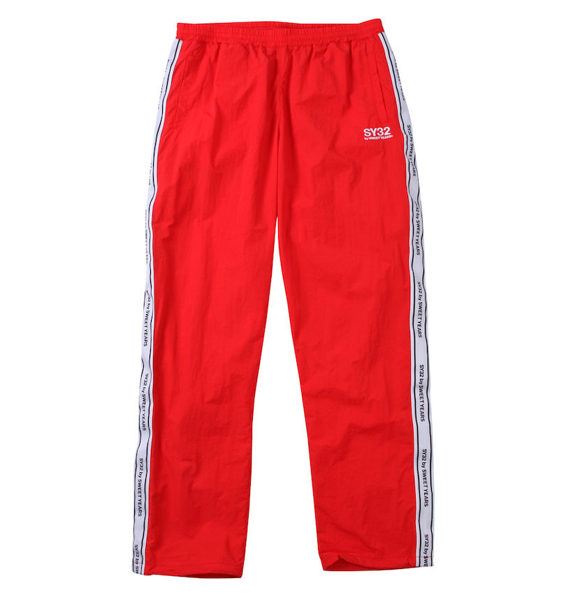 大きいサイズ メンズ SY32 by SWEET YEARS (エスワイサーティトゥバイスィートイヤーズ) テープデザインナイロンパンツ
                        