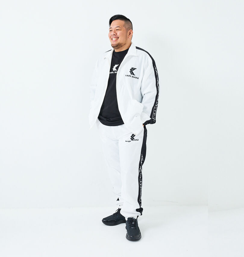 大きいサイズ メンズ KARL KANI (カール カナイ) 裏メッシュブレーカーセット
                        