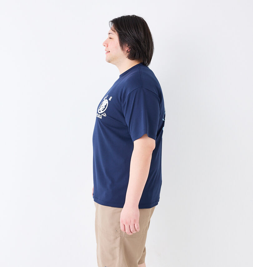大きいサイズ メンズ 豊天 (ブーデン) 元祖豊天波DRYハニカムメッシュ半袖Tシャツ