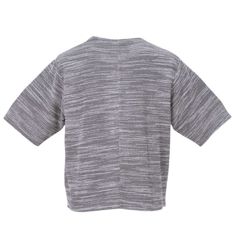 大きいサイズ メンズ COLLINS (コリンズ) カットバニラン五分袖カーディガン+半袖Tシャツ バックスタイル