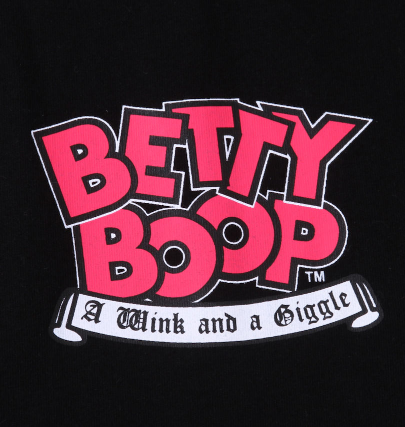 大きいサイズ メンズ BETTY BOOP (ベティ ブープ) 天竺プリント長袖Tシャツ プリント