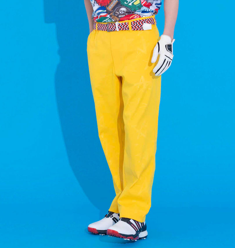 大きいサイズ メンズ LOUDMOUTH (ラウドマウス) エンボスストレッチツイルロングパンツ
                        