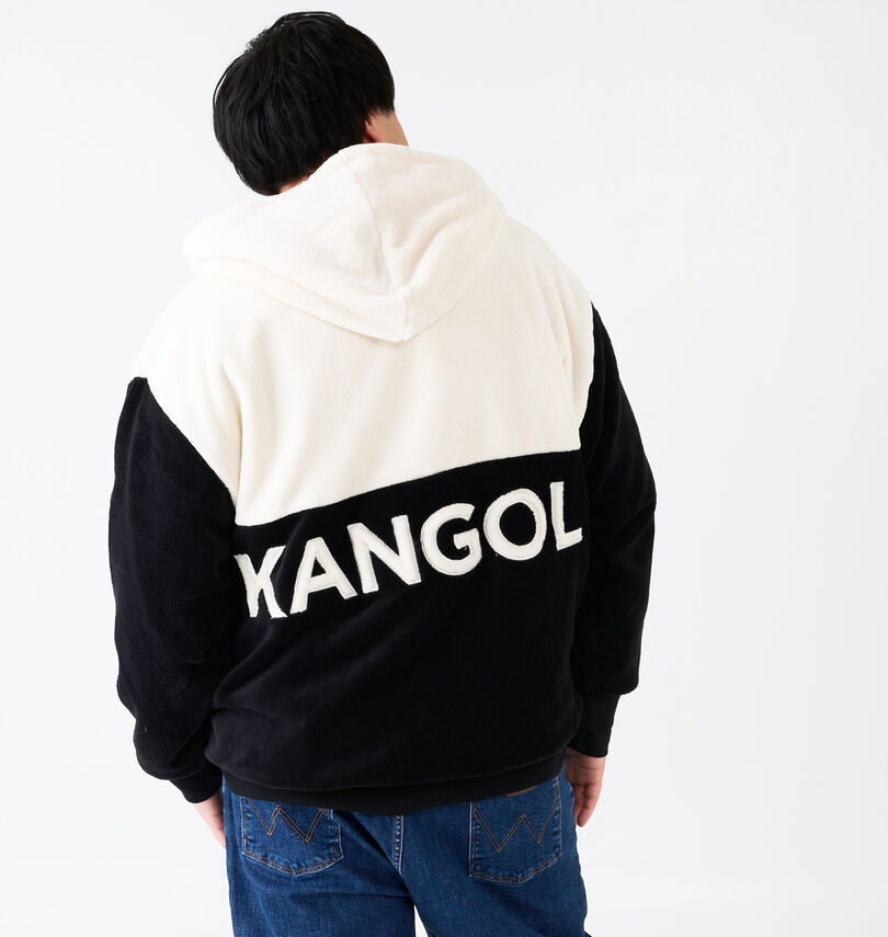 大きいサイズ メンズ KANGOL (カンゴール) シルキーフリースジャケット
                        