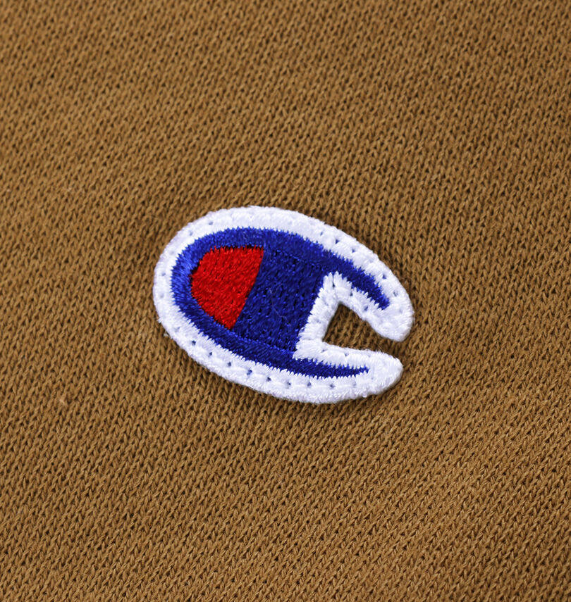 大きいサイズ メンズ Champion (チャンピオン) 半袖クルーネックスウェットシャツ
                        袖ワッペン