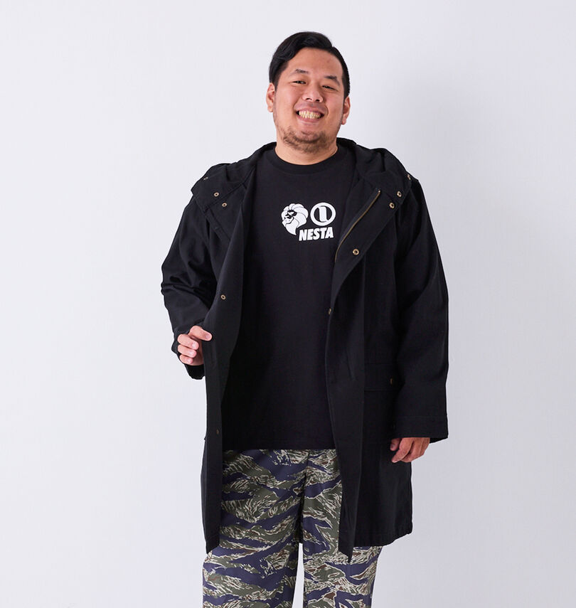 大きいサイズ メンズ BUNDESWEAR (ブンデスウエアー) M-51ツイルモッズコート
身長:178cm/バスト:120cm/着用サイズ:3L
