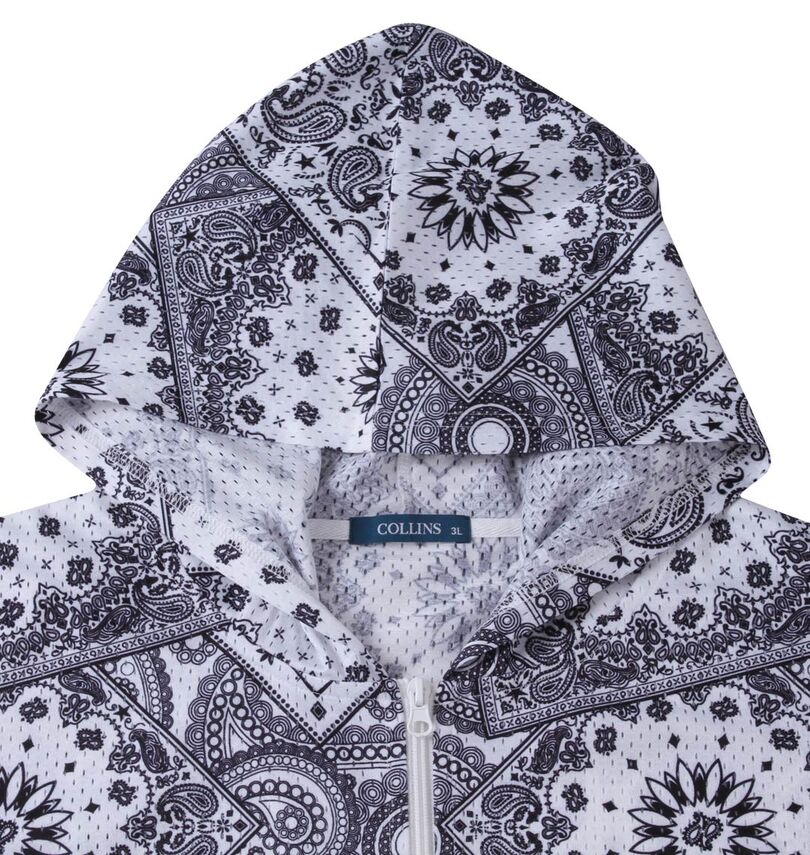 大きいサイズ メンズ COLLINS (コリンズ) 半袖パーカー+半袖Tシャツ
                        フード