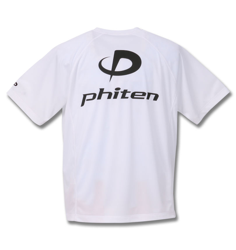大きいサイズ メンズ Phiten (ファイテン) RAKUシャツSPORTSドライメッシュ半袖Tシャツ バックスタイル