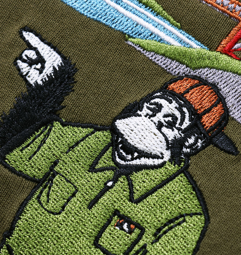 大きいサイズ メンズ BEN DAVIS (ベン デイビス) スーベニア刺繍半袖Tシャツ
                        バック刺繍