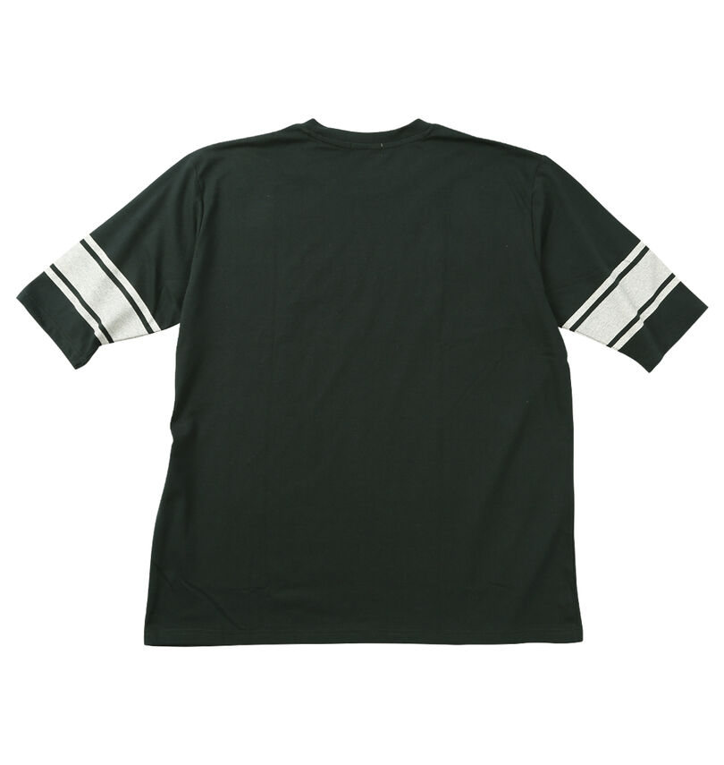 大きいサイズ メンズ CONVERSE (コンバース) 五分袖フットボールTシャツ
                        バックスタイル