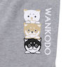パンツ裾プリント