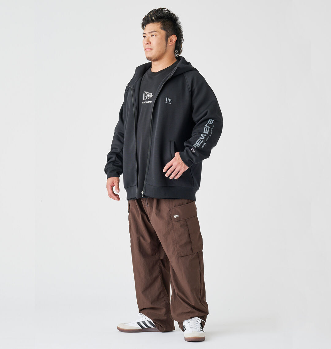 大きいサイズ メンズ NEW ERA (ニューエラ) ナイロンカーゴパンツ