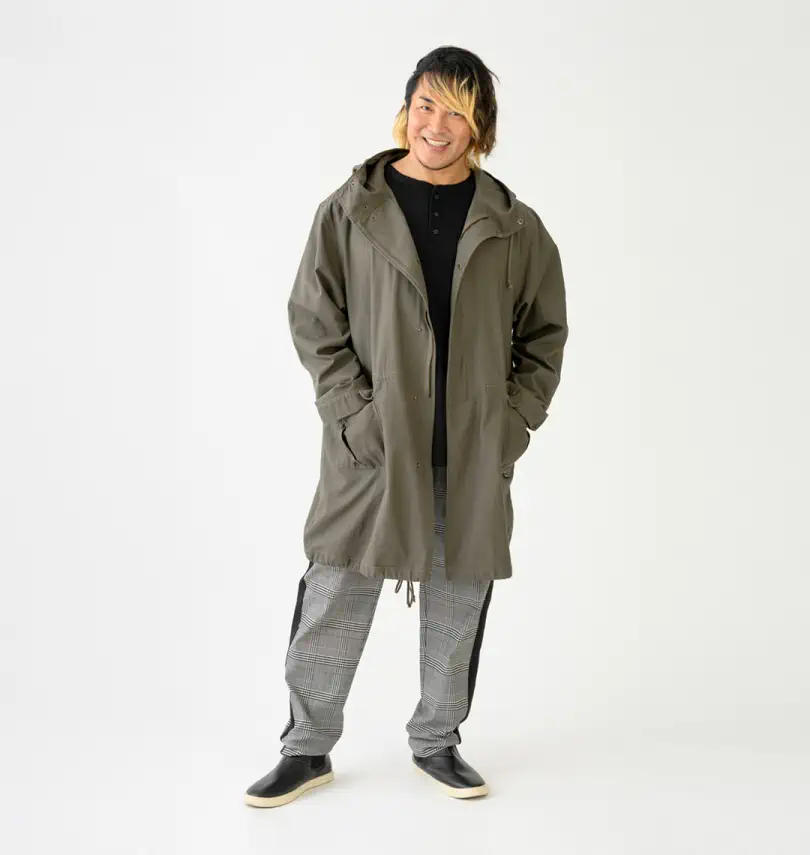 BUNDESWEAR M-51 ツイルズモッズコート　カーキ　大きいサイズ　6L 大きいサイズ メンズ BUNDESWEAR M-51 ツイル モッズコート（メーカー