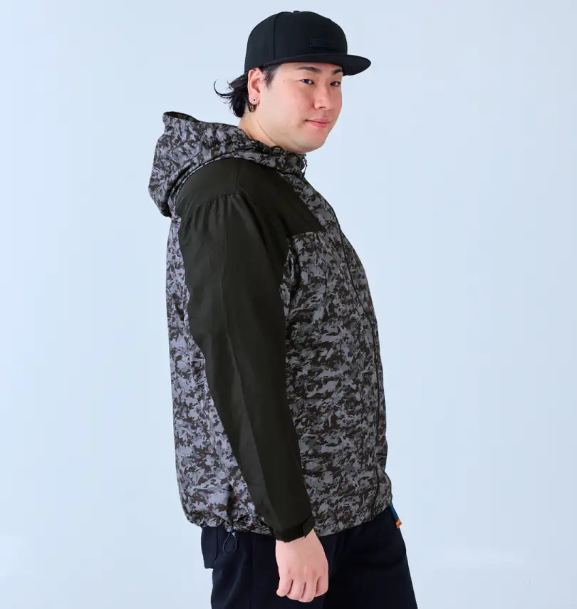 大きいサイズ フルダルタフタ裏フィルム+裏メッシュジャケット