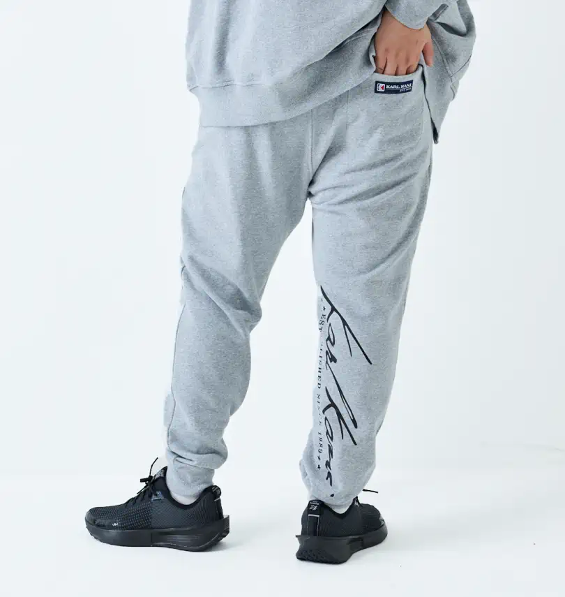 大きいサイズ 裏毛スウェットパンツ | KARL KANI (カール カナイ