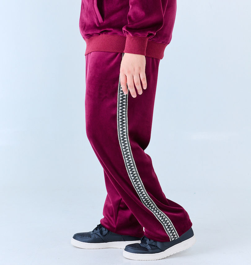 大きいサイズ メンズ Re:luxi (リラクシー) ベロアトラックパンツ