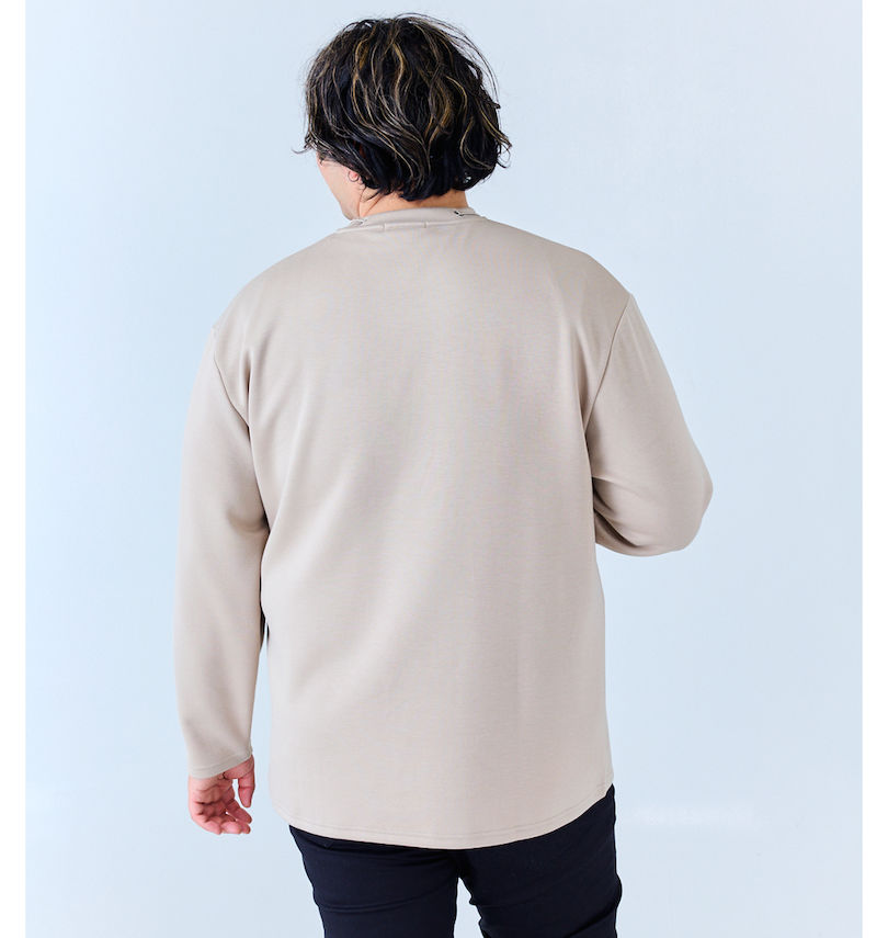 大きいサイズ メンズ Re:luxi (リラクシー) ポンチネックレス付長袖Tシャツ
                        