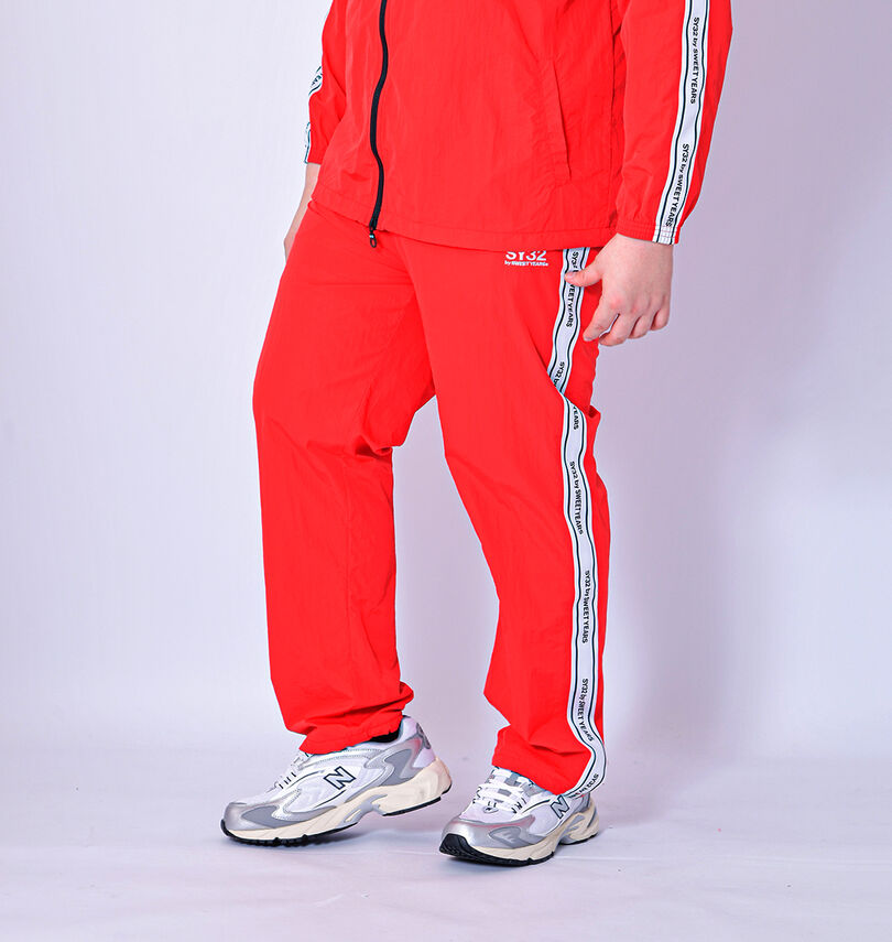 大きいサイズ メンズ SY32 by SWEET YEARS (エスワイサーティトゥバイスィートイヤーズ) テープデザインナイロンパンツ
                        