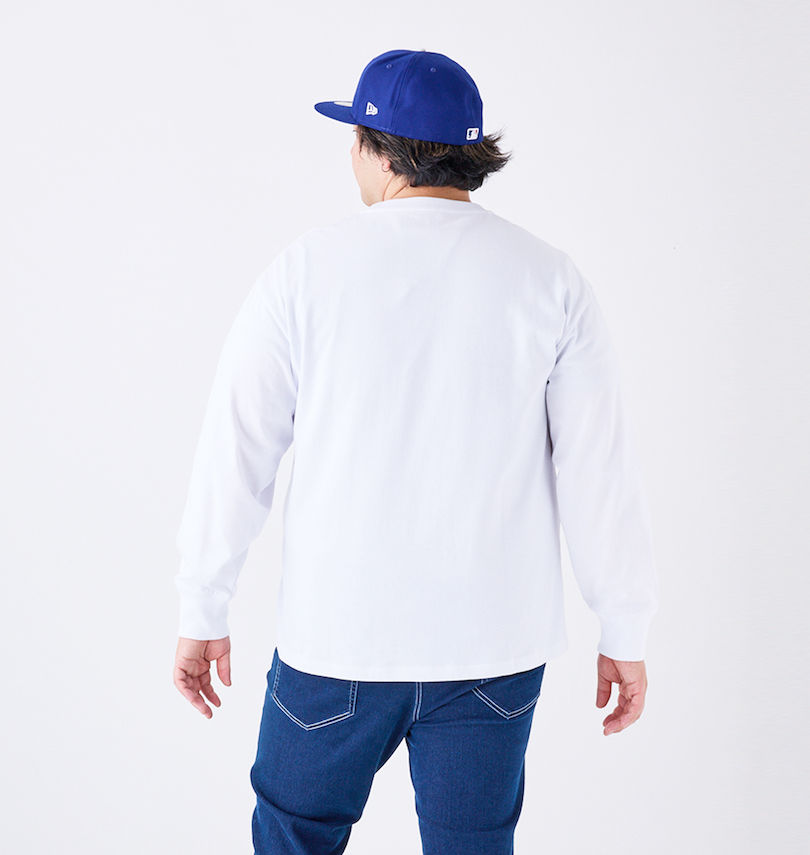 大きいサイズ メンズ NEW ERA (ニューエラ) ボックスロゴ長袖Tシャツ
                        
