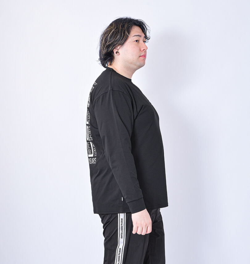 大きいサイズ メンズ SY32 by SWEET YEARS (エスワイサーティトゥバイスィートイヤーズ) マルチロゴバックプリント長袖Tシャツ
                        