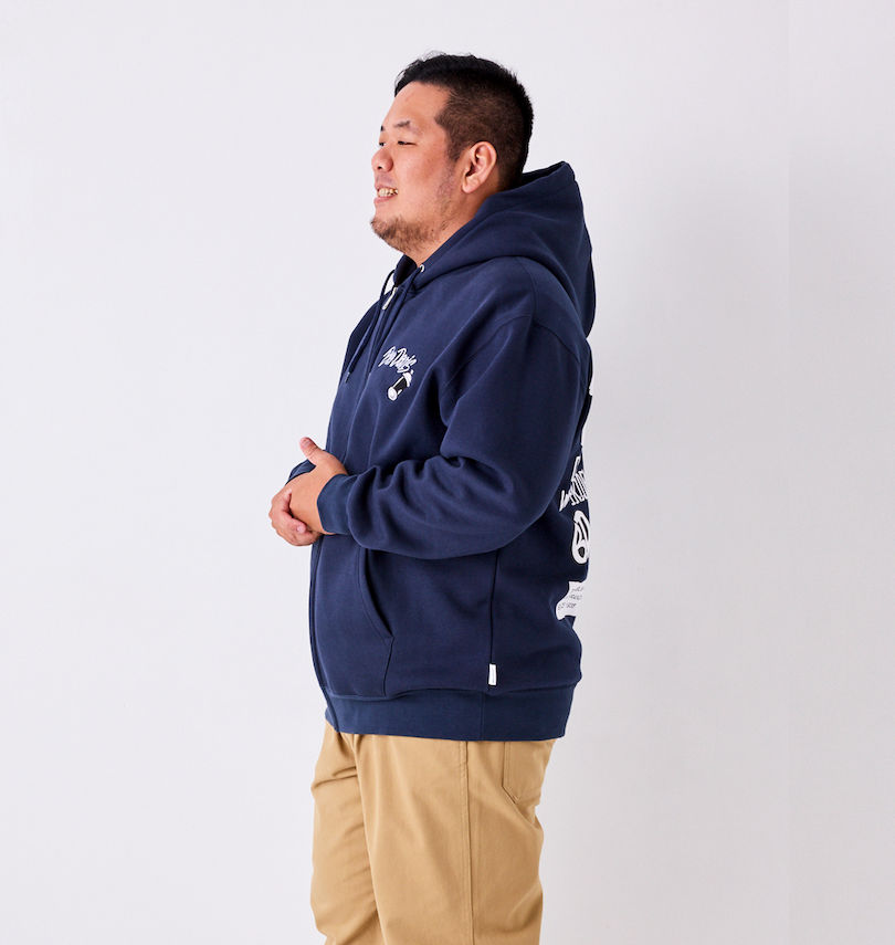 大きいサイズ メンズ BEN DAVIS (ベン デイビス) セレクションフルジップパーカー